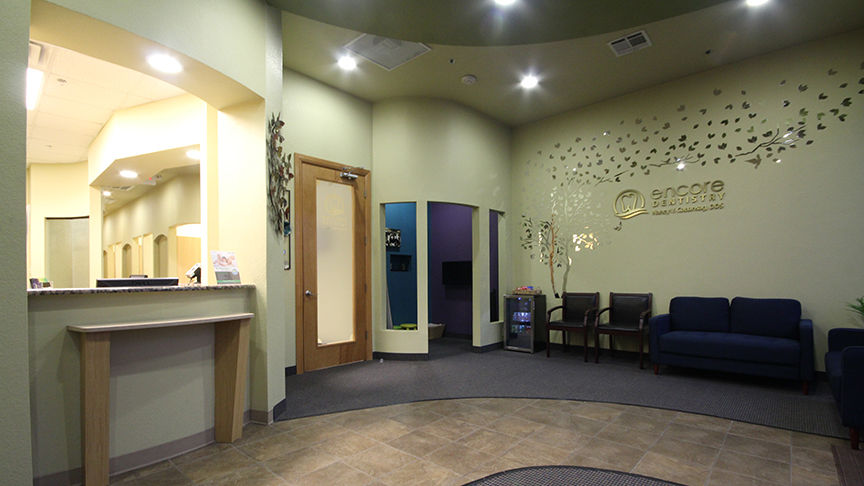 Arlington dental practice waiting room