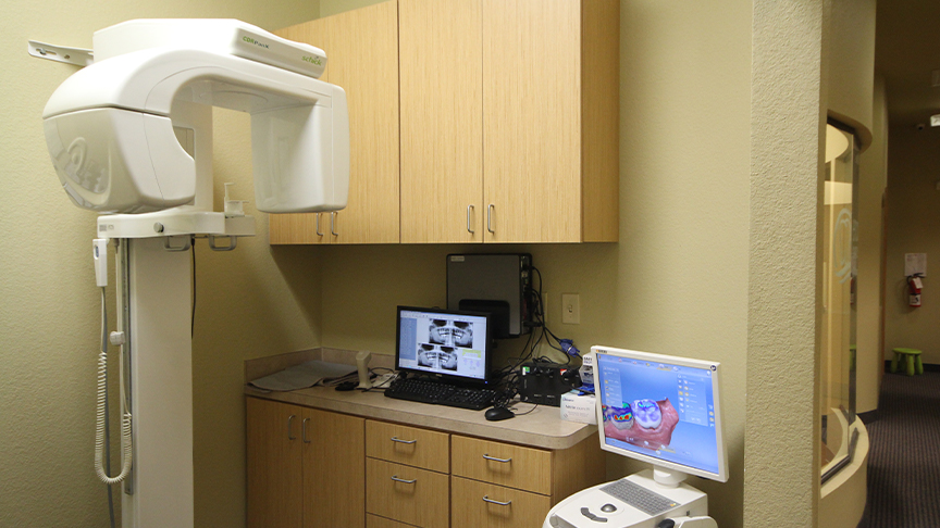 Arlington dental exam room