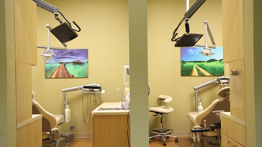 Arlington dental exam rooms